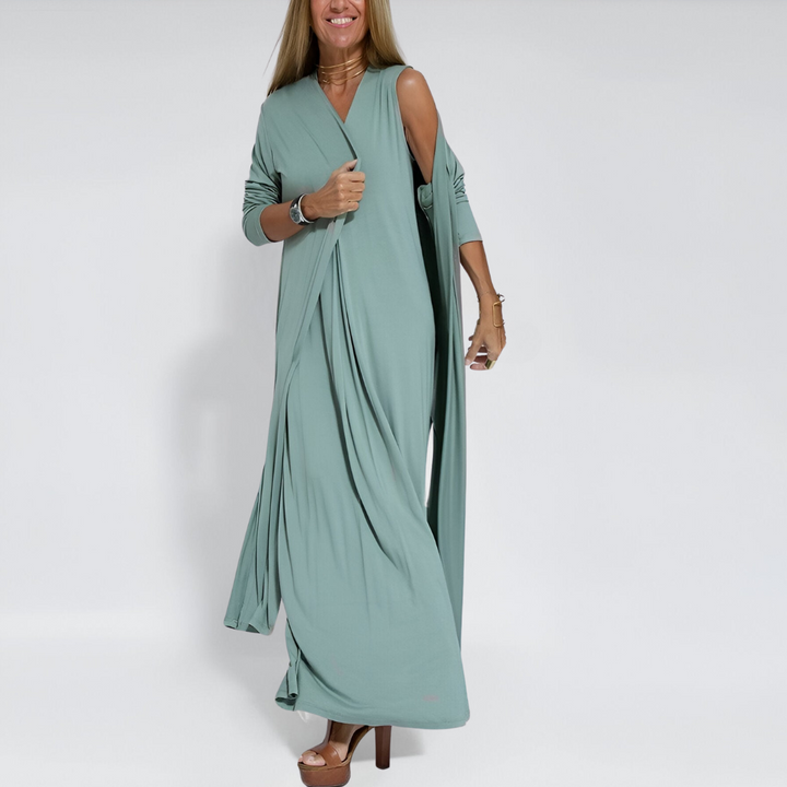 Sanne™ | Elegant Summer Dress + Free Cardigan