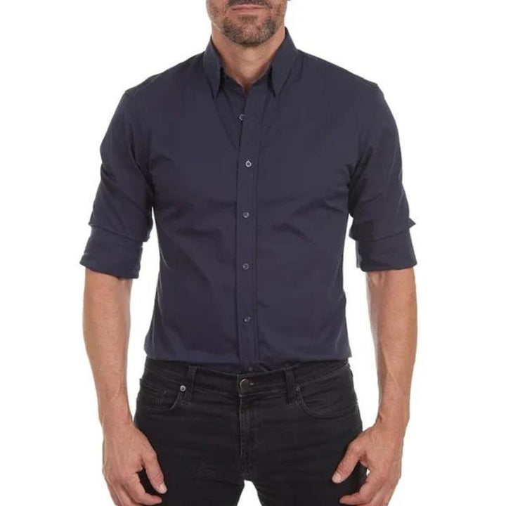 Leo Crease-resistant Zip-up Shirt