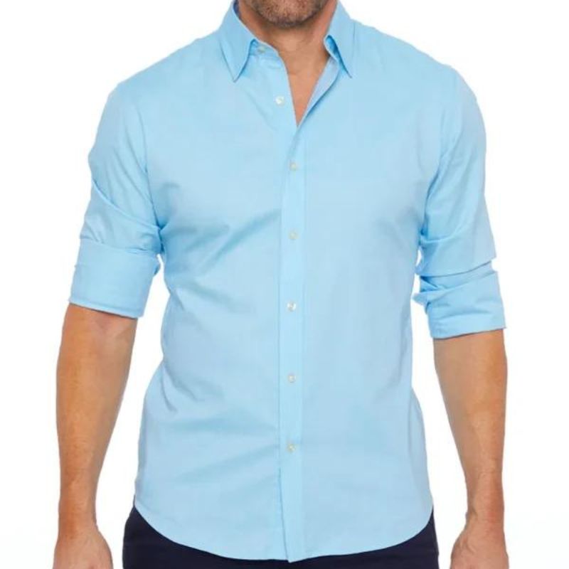 Leo Crease-resistant Zip-up Shirt